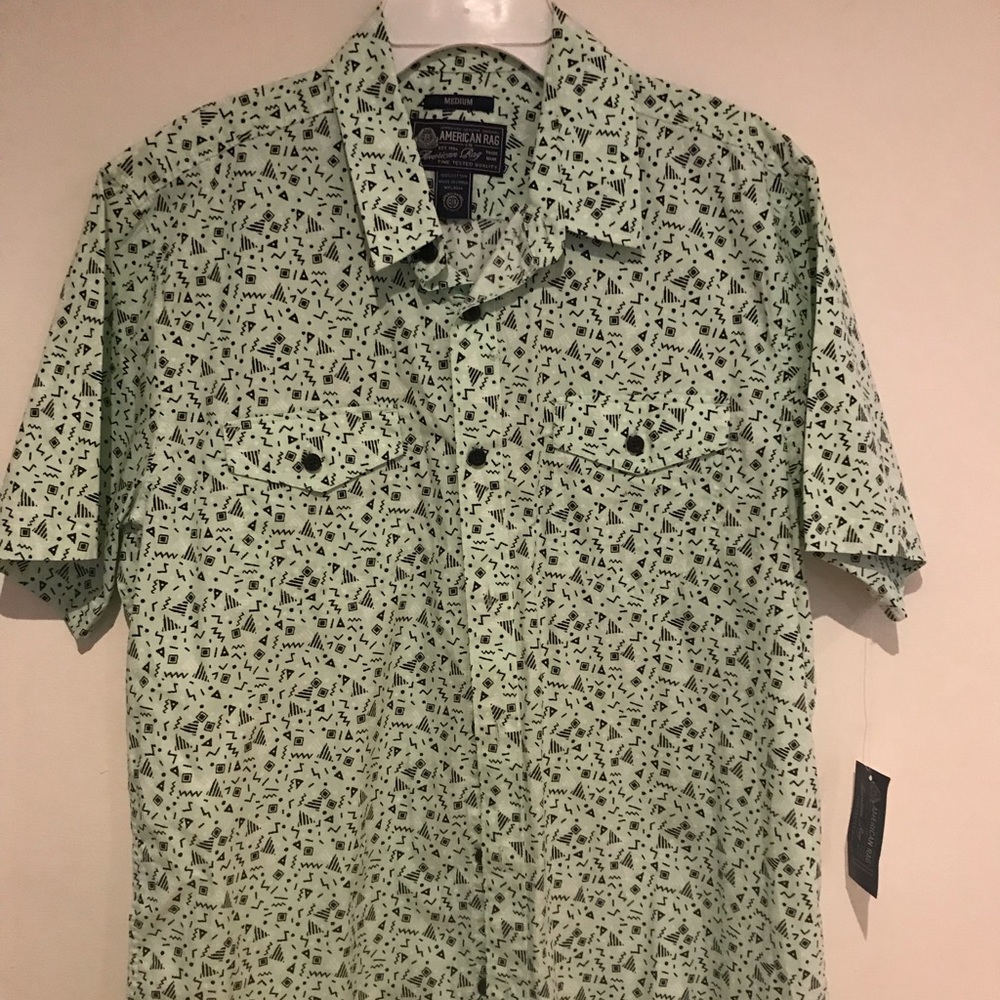 Short sleeve button up shirt